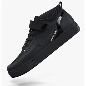 SANDUGO MTB Cycling Shoes Mens Size 13 SPD Clipless Mountain Bike Black EU 47